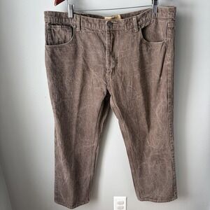 Trust Jeans Mens 42x32 Classic Loose Baggy Fit Wide Leg 90s Skater Grunge Y2K